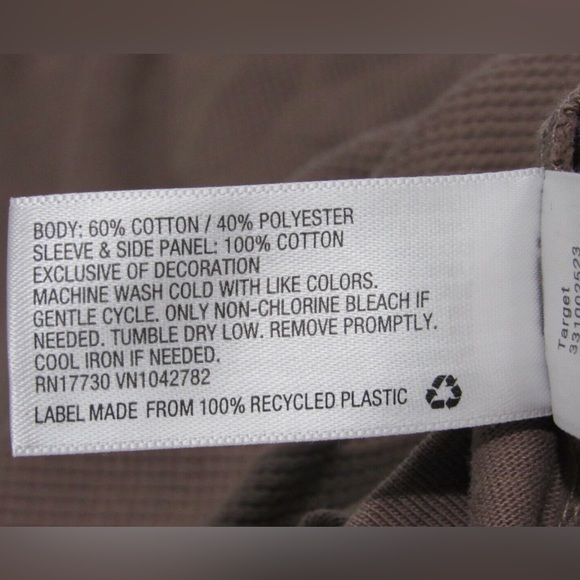 Dark Taupe/brown Waffle Knit Long Sleeve - Picture 4 of 5